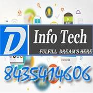 Define info tech software and education center logo